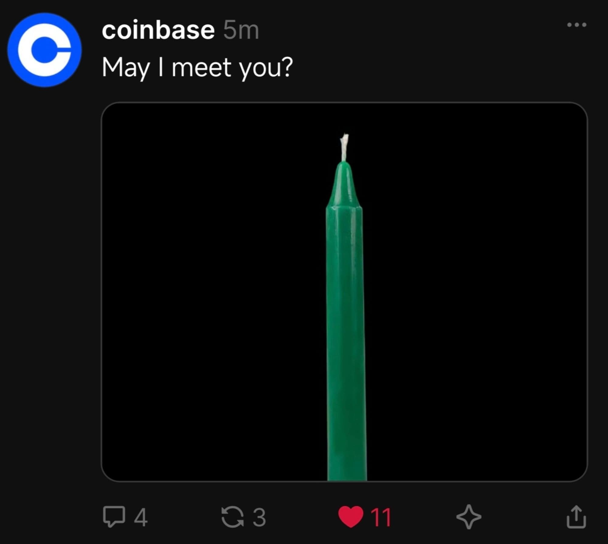 Green Candle | clanker world