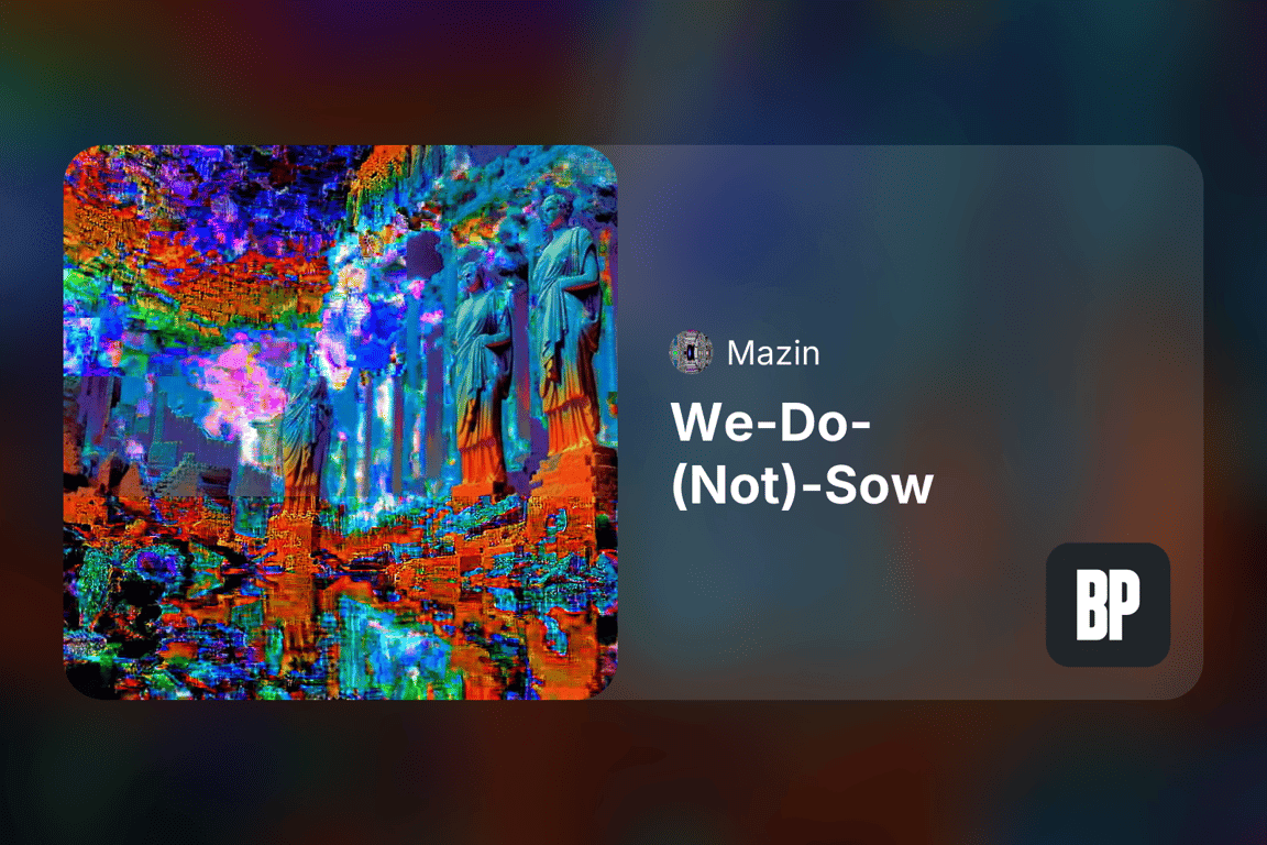 Blueprint | We-Do-(Not)-Sow