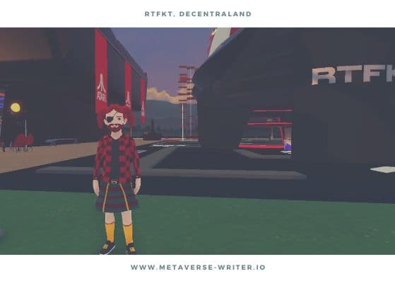 this is a photo of the rtfkt building in decentraland