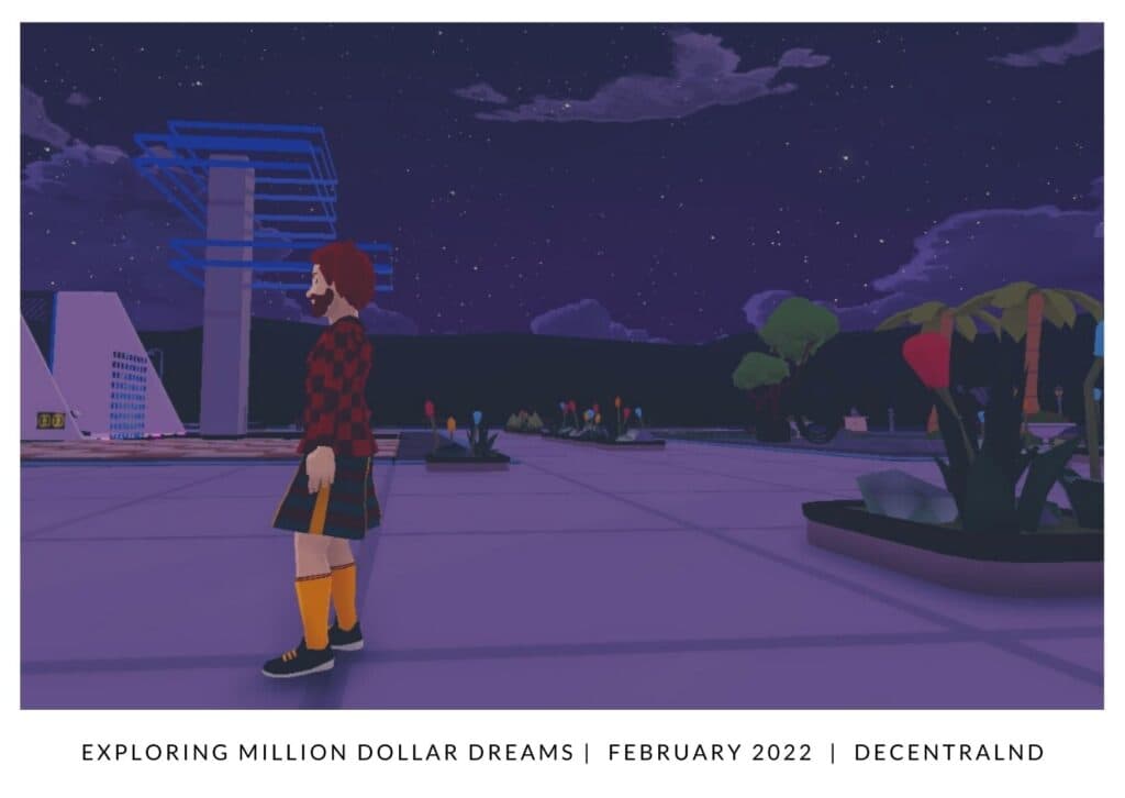 an image of expensive real estate in decentraland metaverse