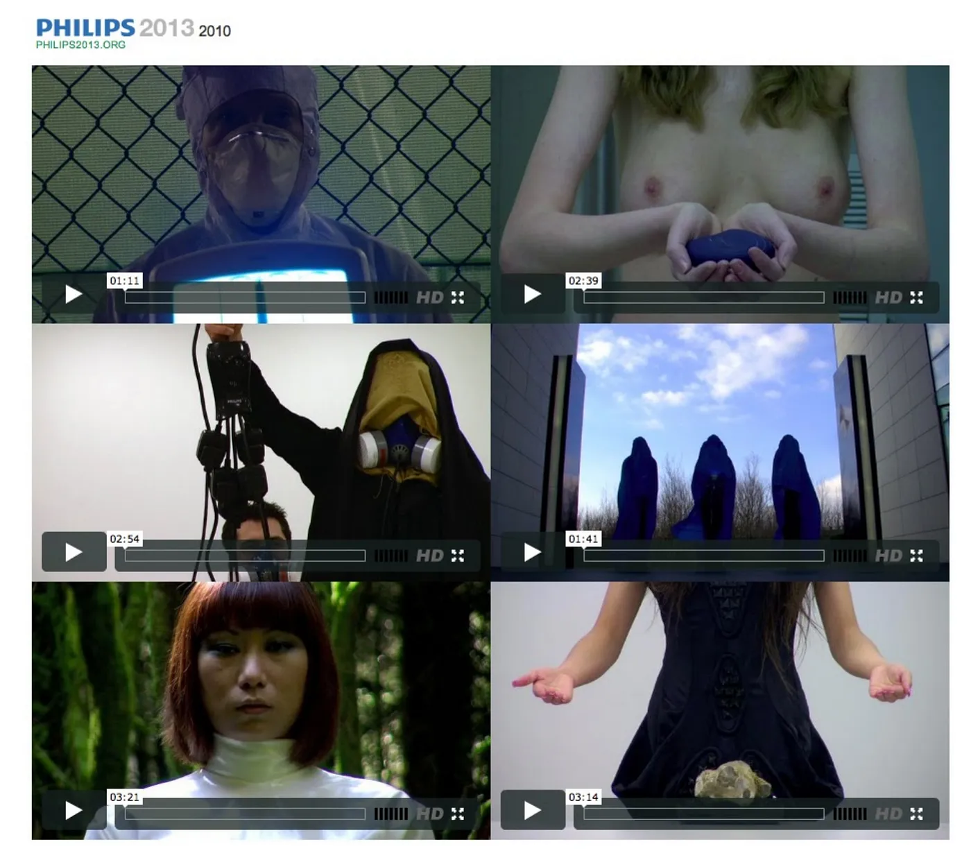 Video’s playable at http://iainball.com/philips2013.html