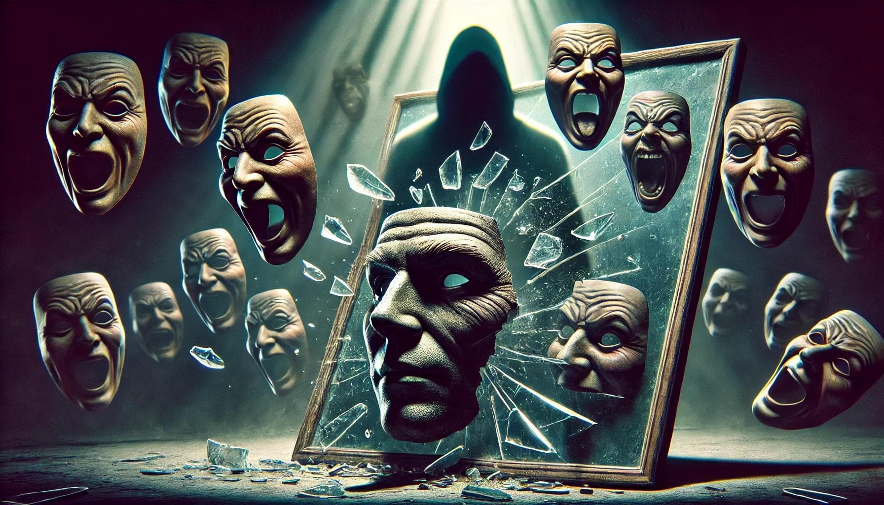 The fear what the mirror reveals—so they call me the monster that holds it up.