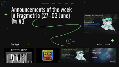 Announcements of the week in Fragmetric (27-03 June)📢 #3
