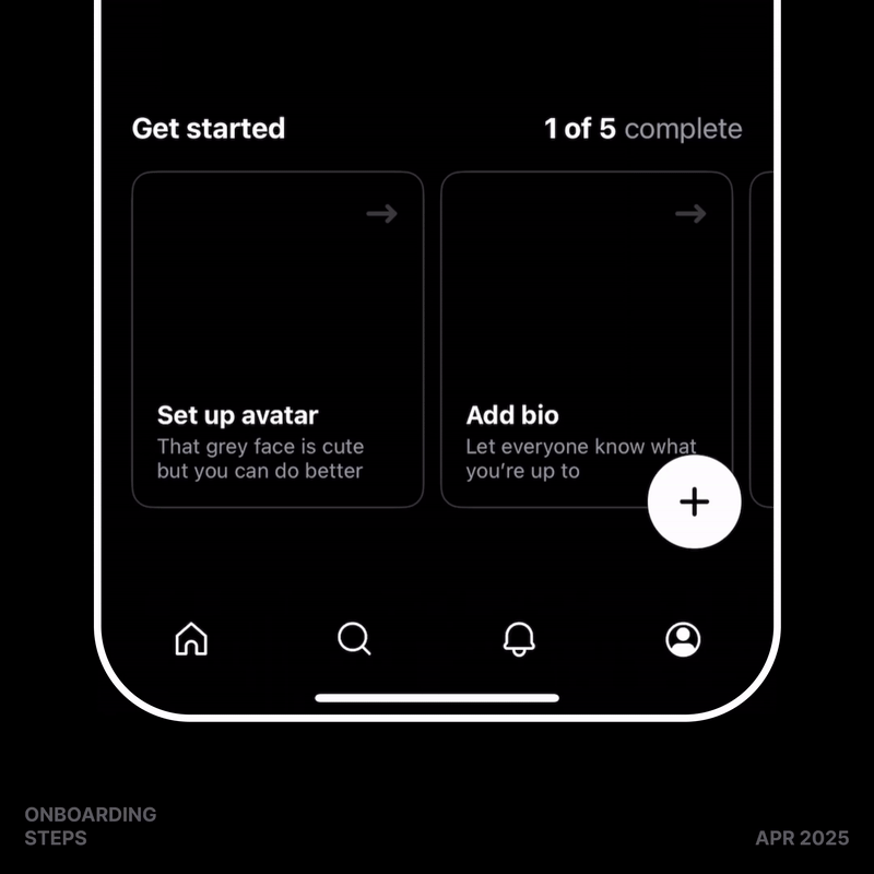 Onboarding steps