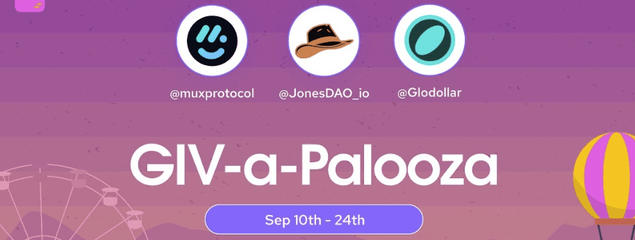 Giv-a-Palooza Sep 10th - 24th (Quadratic Funding Round /w Base)