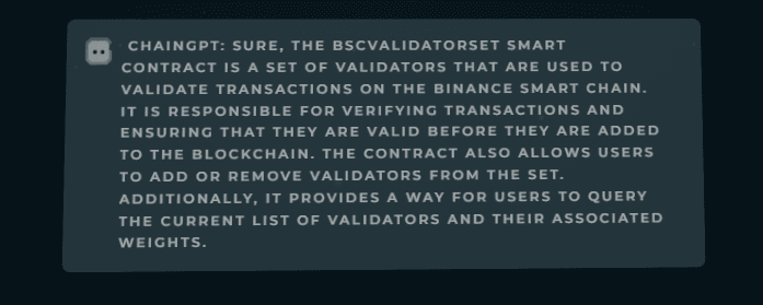 ChainGPT AI blockchain technology AI model for no code programming and smart contract development at ease with ChainGPT.org