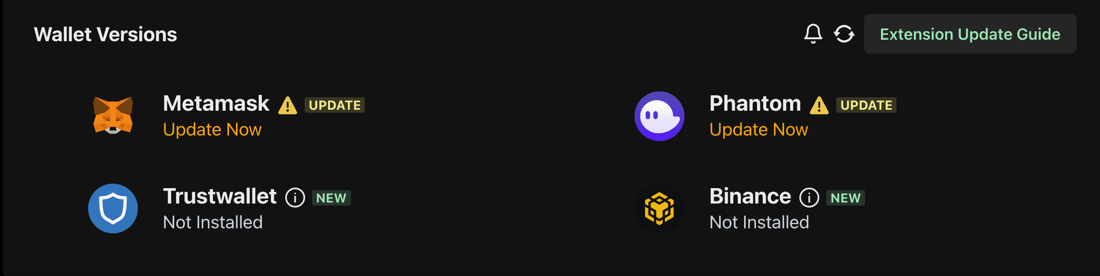Extension Update