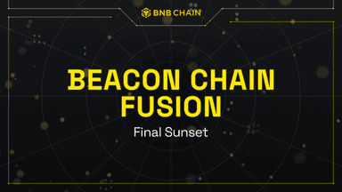 Final Sunset plan of BNB Beacon Chain - BNB Chain Blog