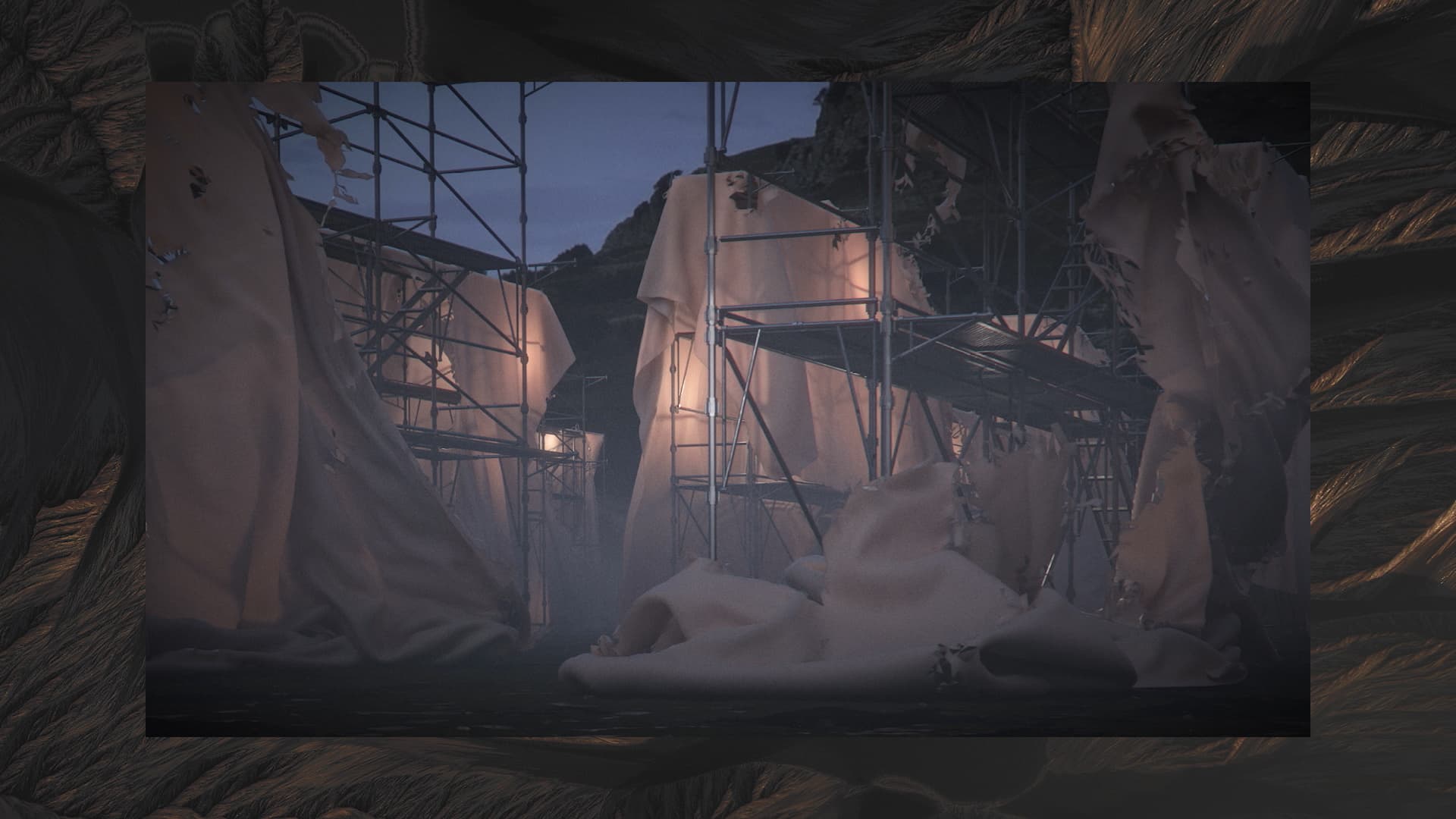 Video in a video frame, for O+SOH by J Colleran (2018)