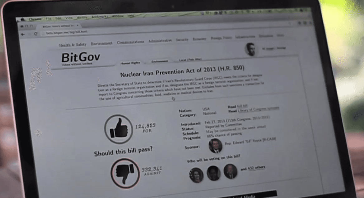 BitGov, "Voters without borders"