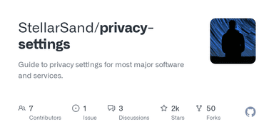 privacy-settings/Privacy Settings at main · StellarSand/privacy-settings