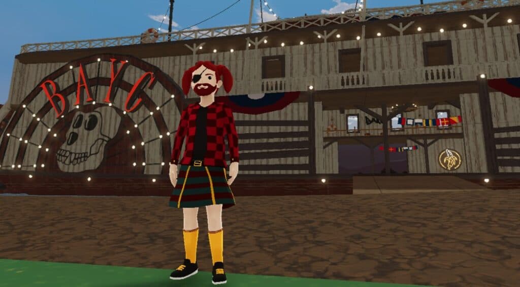 the bored ape yacht club in decentraland