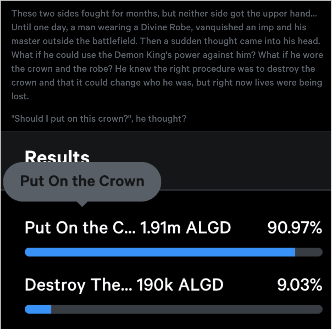 Holy War Lore: $AGLD