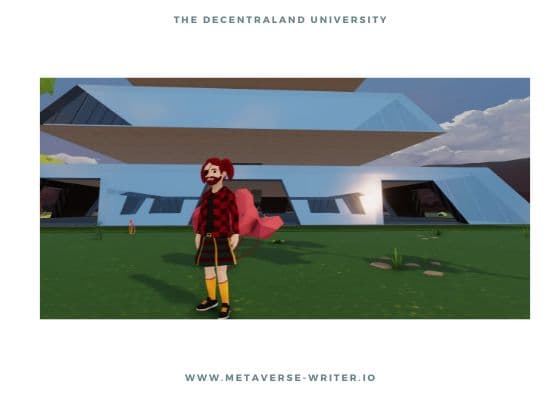 a screen shot of the decentraland university