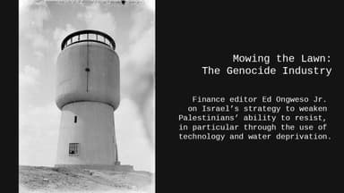 Mowing the Lawn: The Genocide Industry
