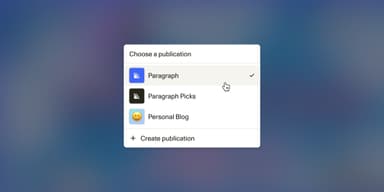 One Account, Multiple Publications