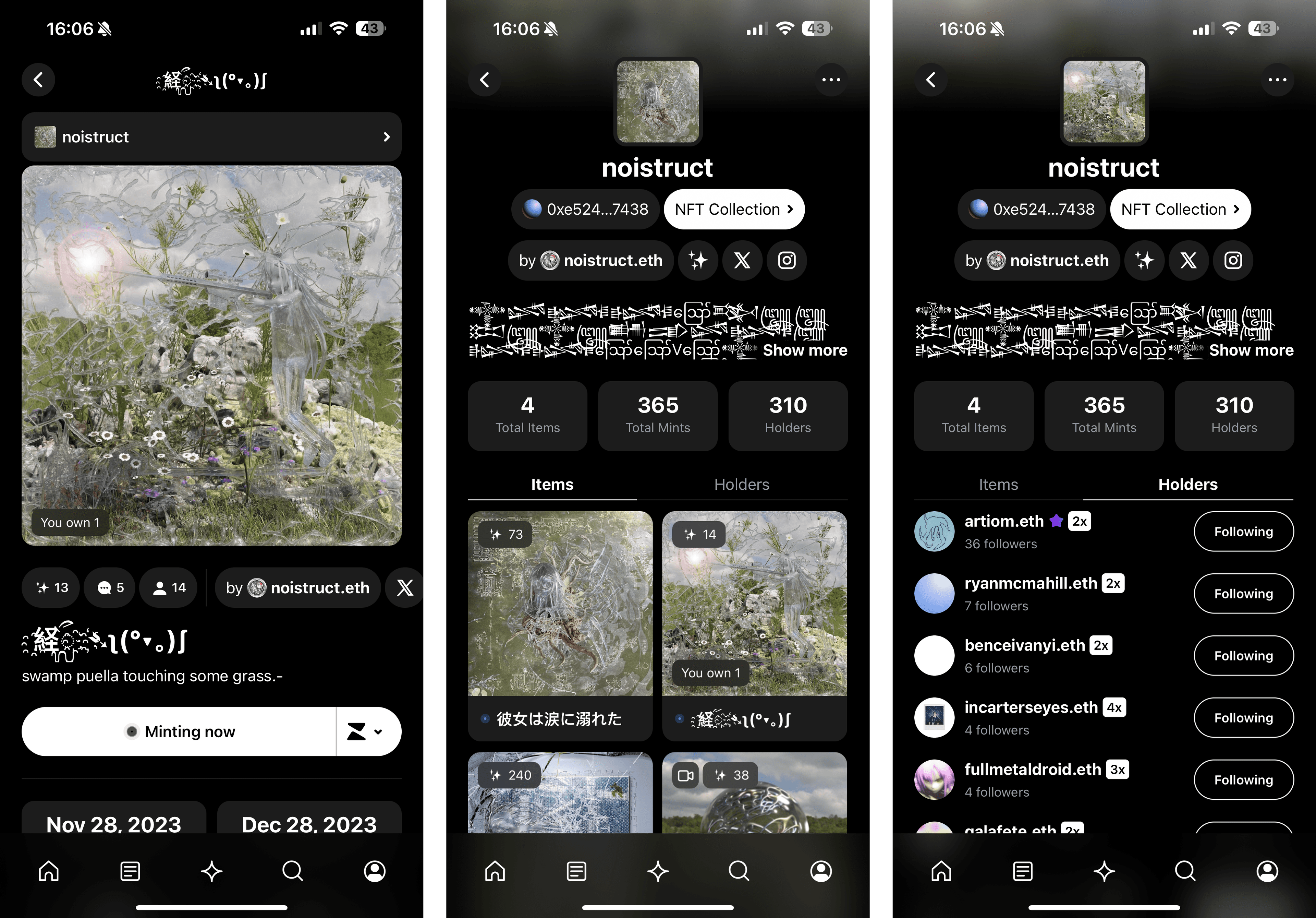 Improved edition and collection views