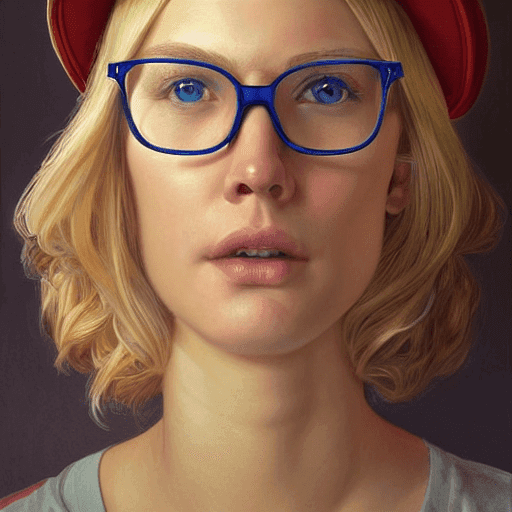 Self portraiture as a Woman (Stable Diffusion)