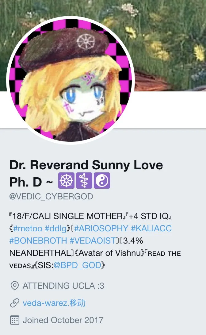 Sunny AKA Vedic CyberGod (Kali/Acc)