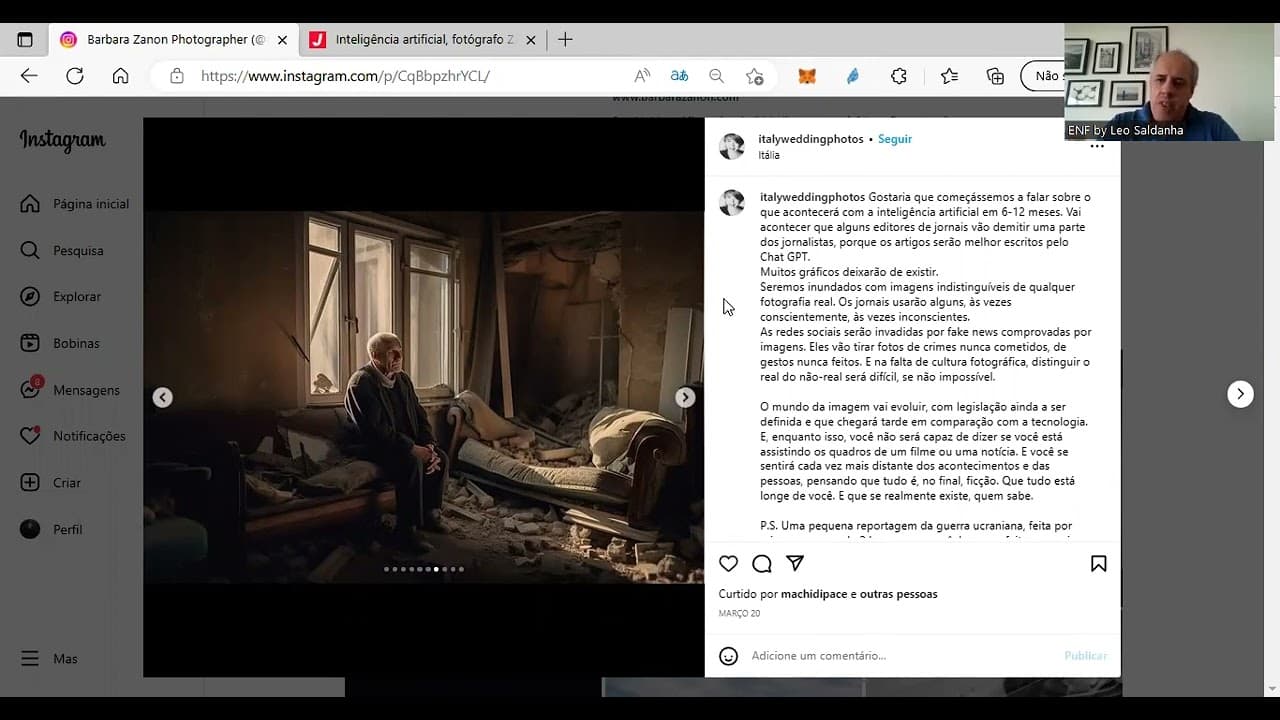 A fotógrafa que "clicou" a guerra da Ucrânia com inteligência artificial  #fotografiaprofissional - YouTube