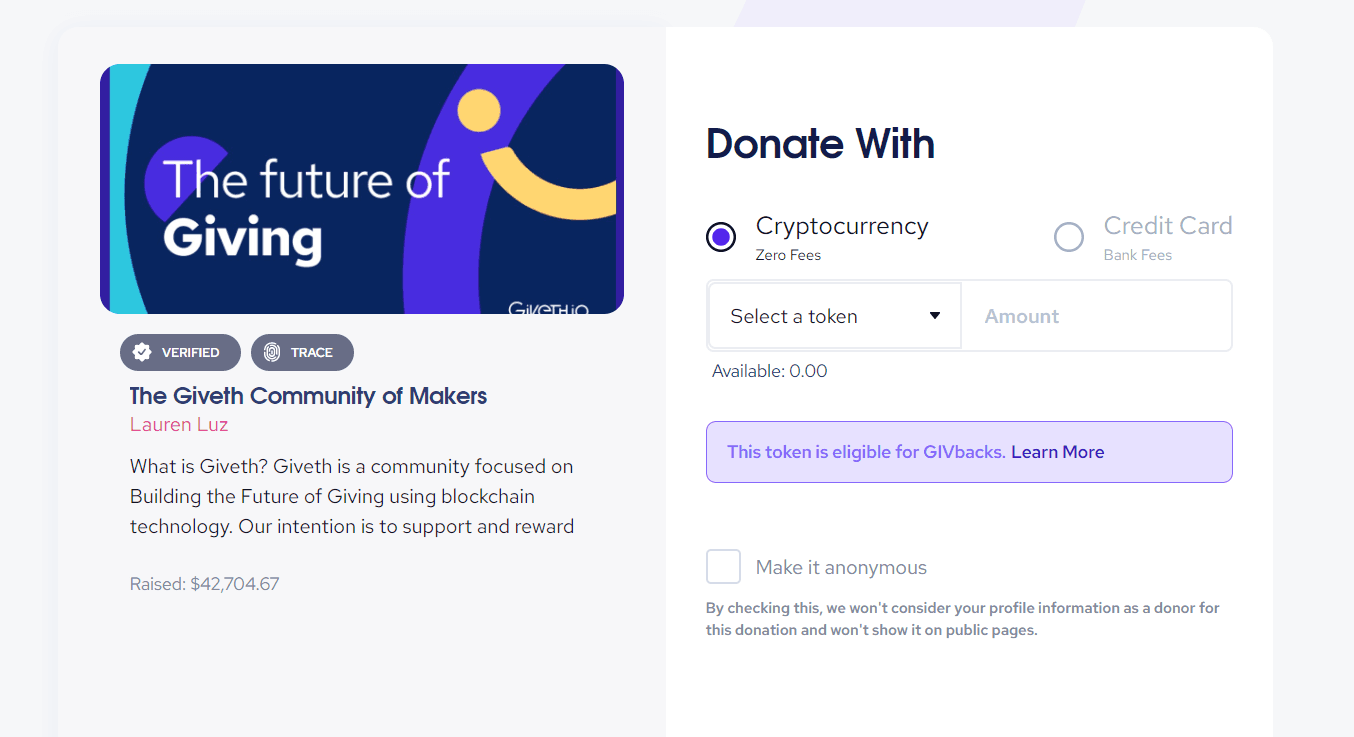 cryptodonation