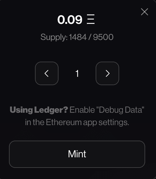 Hyperfy.io のワールドMint