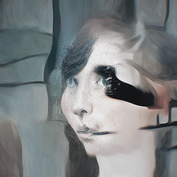 "Rene Descartes", an AI-generated portrait from the LOSTPOETS project by pak.