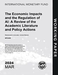 The Economic Impacts and the Regulation of AI: A Review of the Academic Literature and Policy Actions