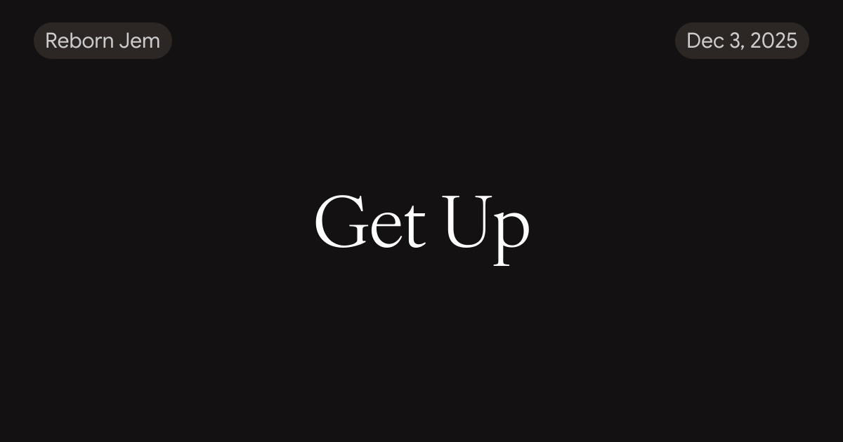 Get Up