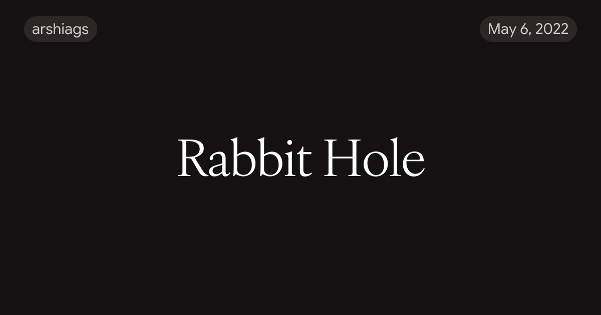 Rabbit Hole