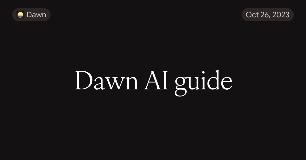 Dawn Ai Rappers Dawn AI guide