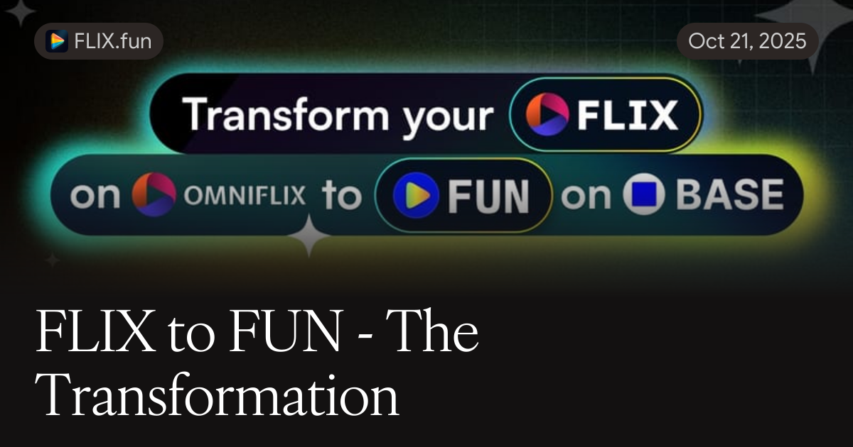 Transform Fun FLIX to FUN - The Transformation