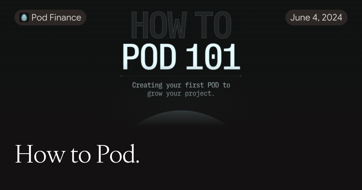 Sample Pod Copy How to Pod.