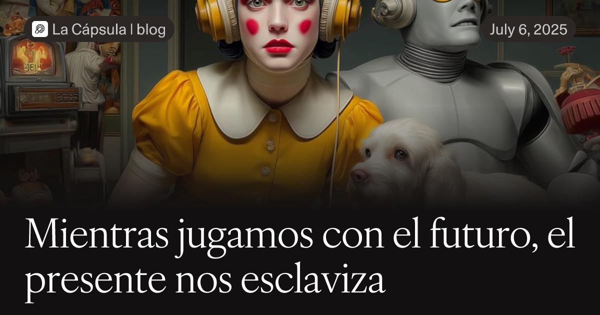 Mientras jugamos con el futuro, el presente nos esclaviza