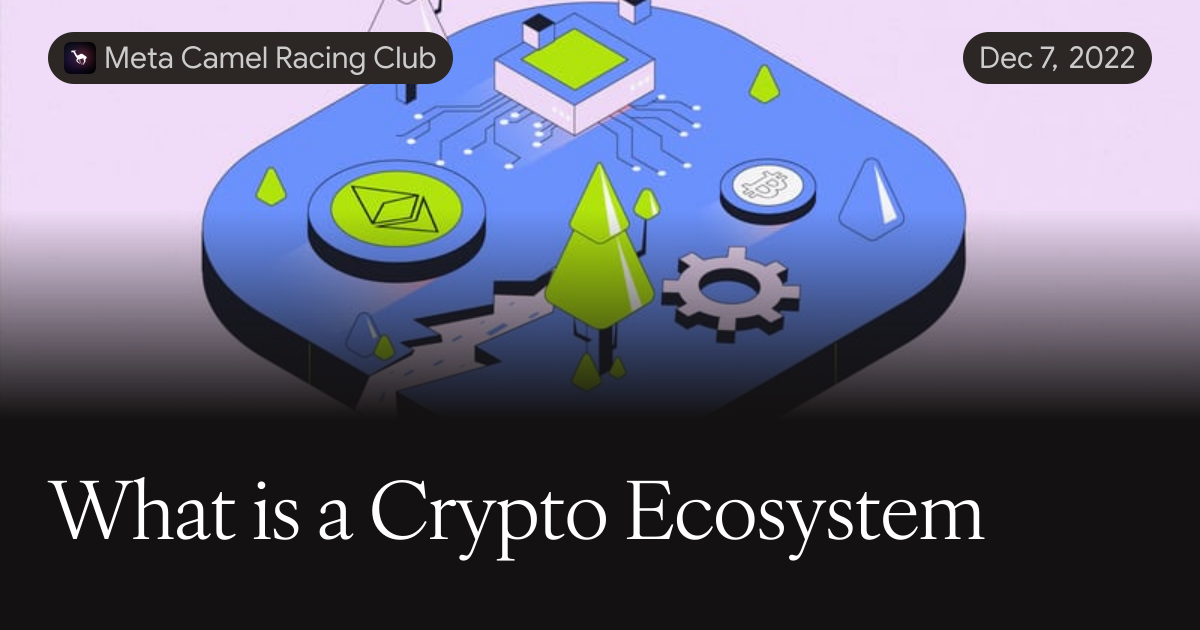 What is a Crypto Ecosystem